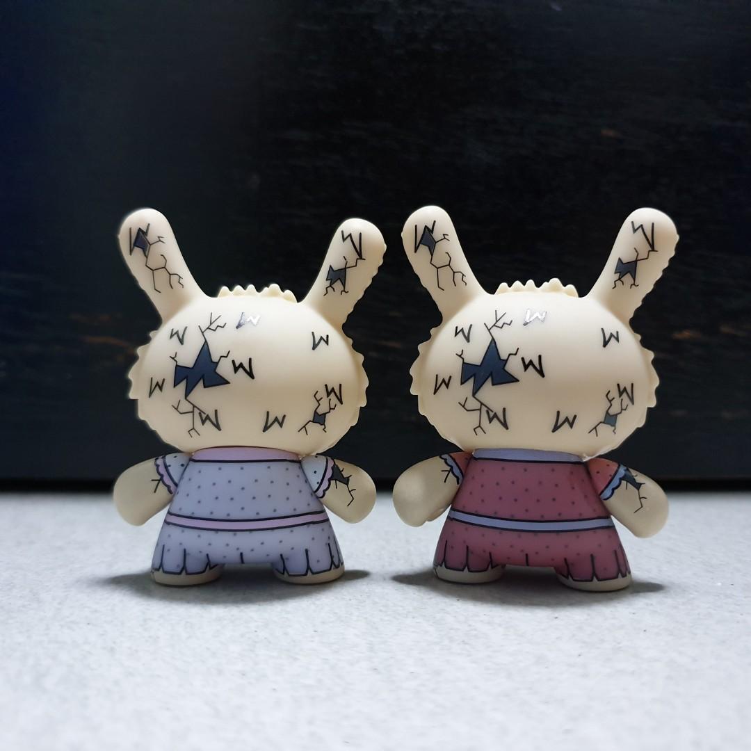 The bots figure Bunny Rabbit Bear Animal Cute by Kidrobot set of
