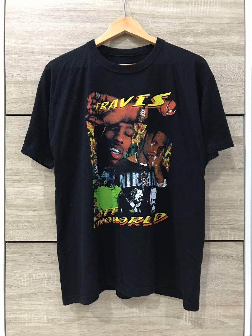 TRAVIS SCOTT ASTROWORLD BOOTLEG RAP TEE 