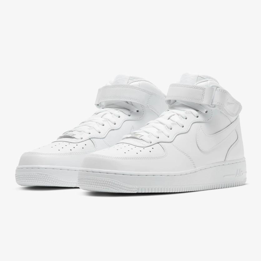 Air force 1 triple white mid outlet