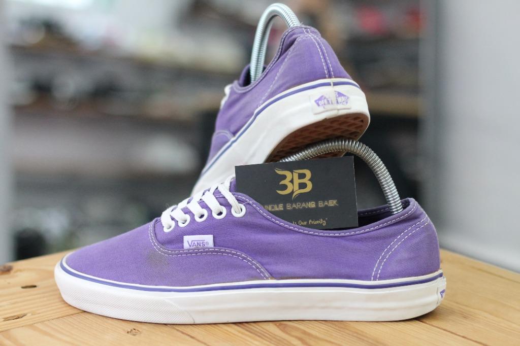 VANS Off The Wall Shoes Purple Size 7.5 UK