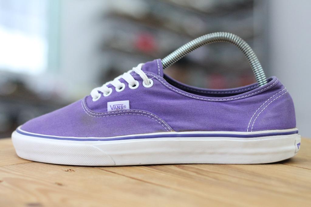 Vans off the wall shoes purple 2025