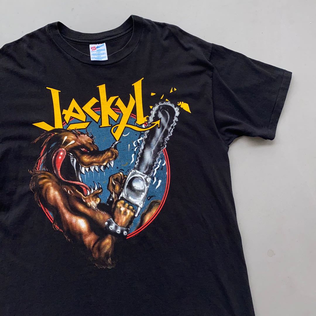 vintage Jackyl band tee Men s Fashion Tops Sets Tshirts