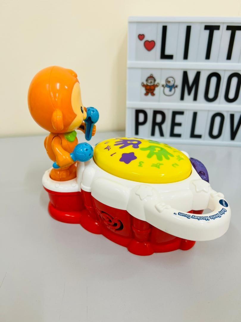 Monkey beating drum toy sale