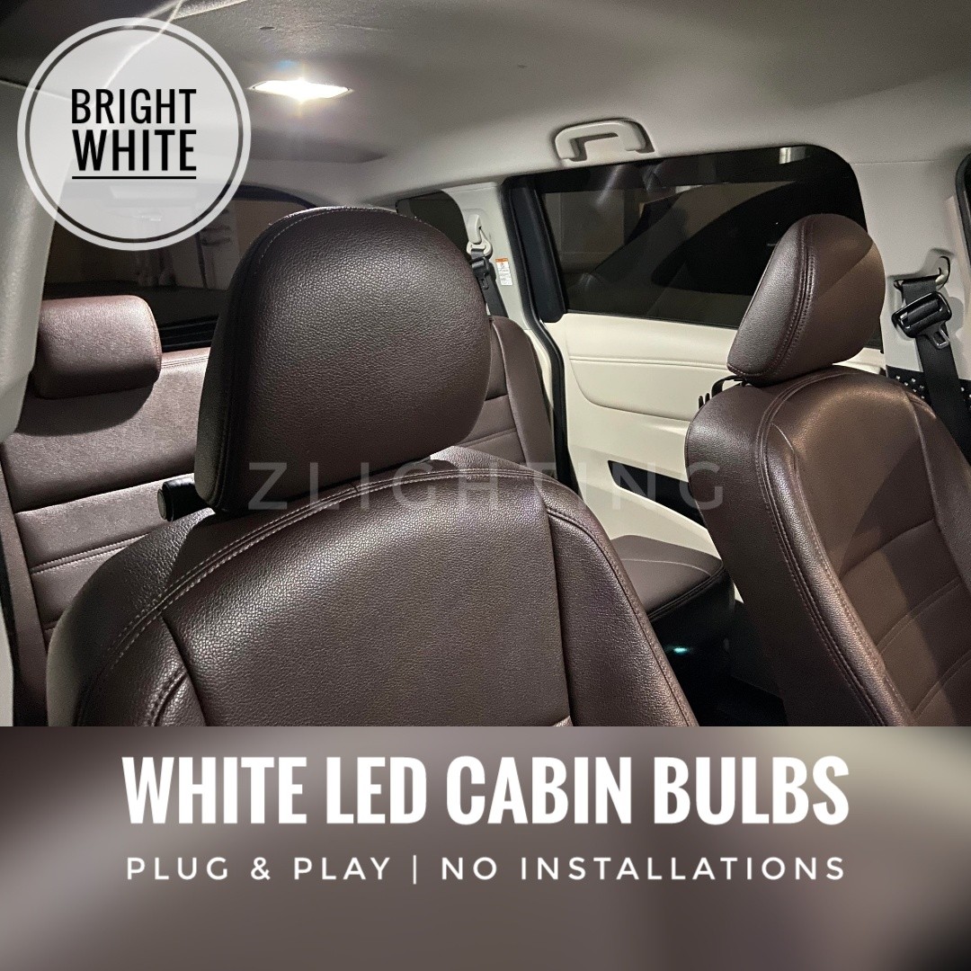 White LED Cabin Interior Light Bulbs For dome lights & map lights