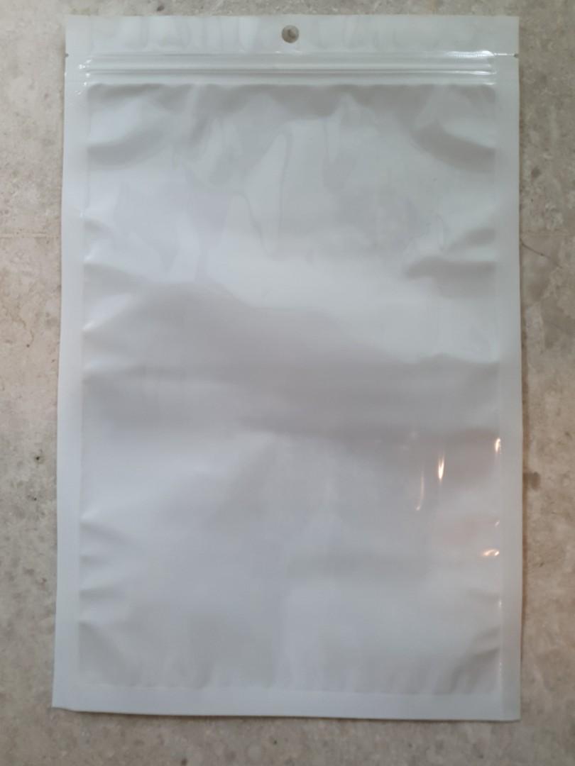 White best sale clear bag