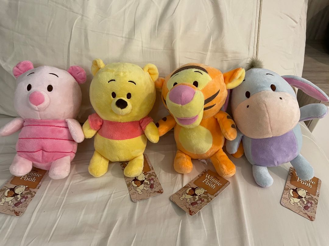 Winner the Pooh, 8inch full set with Piglet, Pooh, Tigger, Eeyore ...