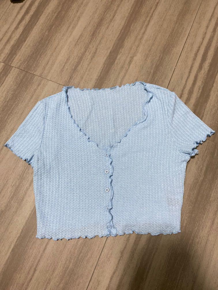 button lettuce cut shirt 