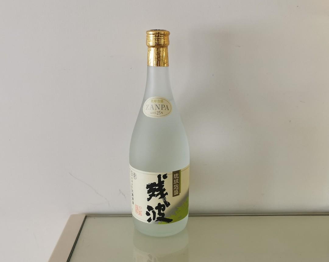 殘波ZANPA，琉球泡盛酒，720ml 酒精濃度25度，自購於日本沖繩, 嘢食 