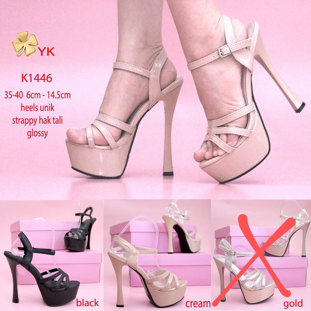 Sepatu heels new arrivals 15 cm