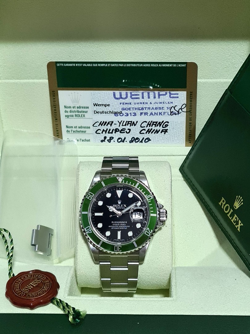 Wempe rolex submariner shop