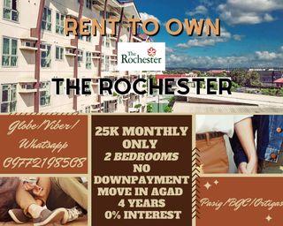 3bedrooms PROMO For SALE Condo 25K Monthly MOVEIN FAST RENT TO OWN NO DOWNPAYMENT ROCHESTER BGC ORTIGAS MARKETMARKET