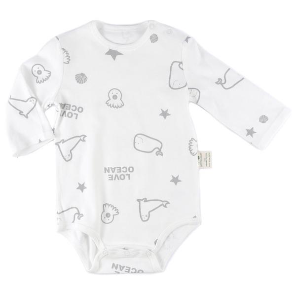 COTTON LEAF organic cotton baby s long sleeved