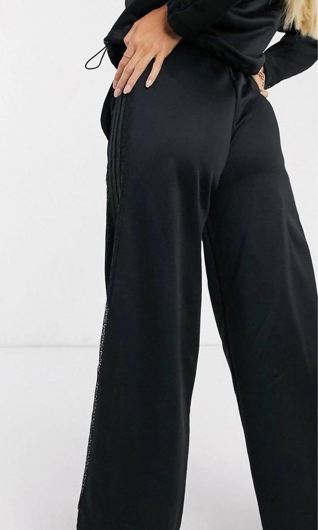 Adidas bellista lace insert track pants Women s Fashion Bottoms Other Bottoms on Carousell