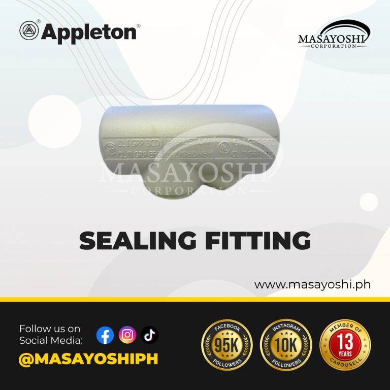 Appleton Sealing Fitting, Vertical/Horizontal, 2", Explosionproof, Malleable Model EYF200