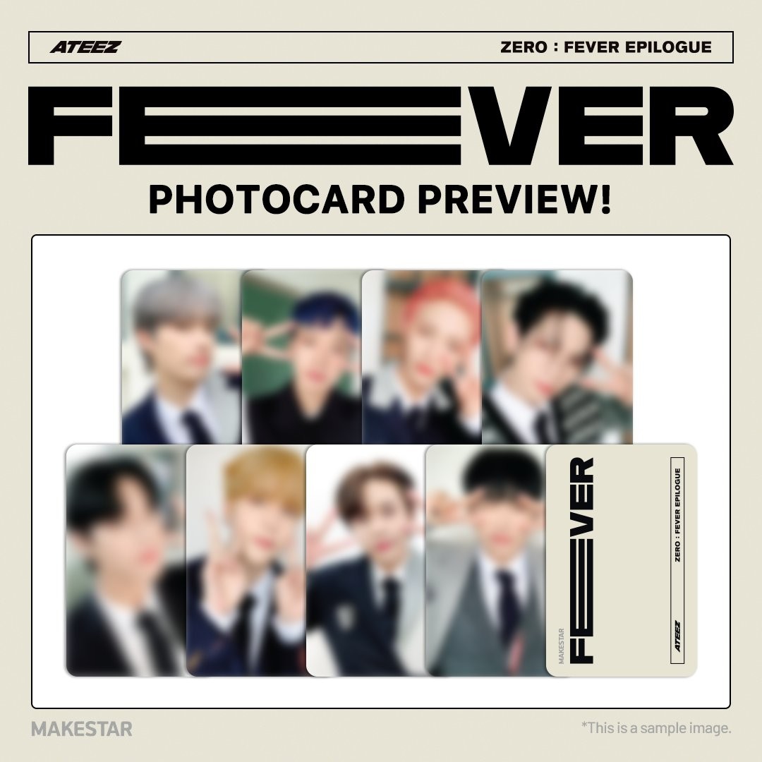 ATEEZ Fever Epilogue Makestar PO, Hobbies & Toys, Memorabilia ...