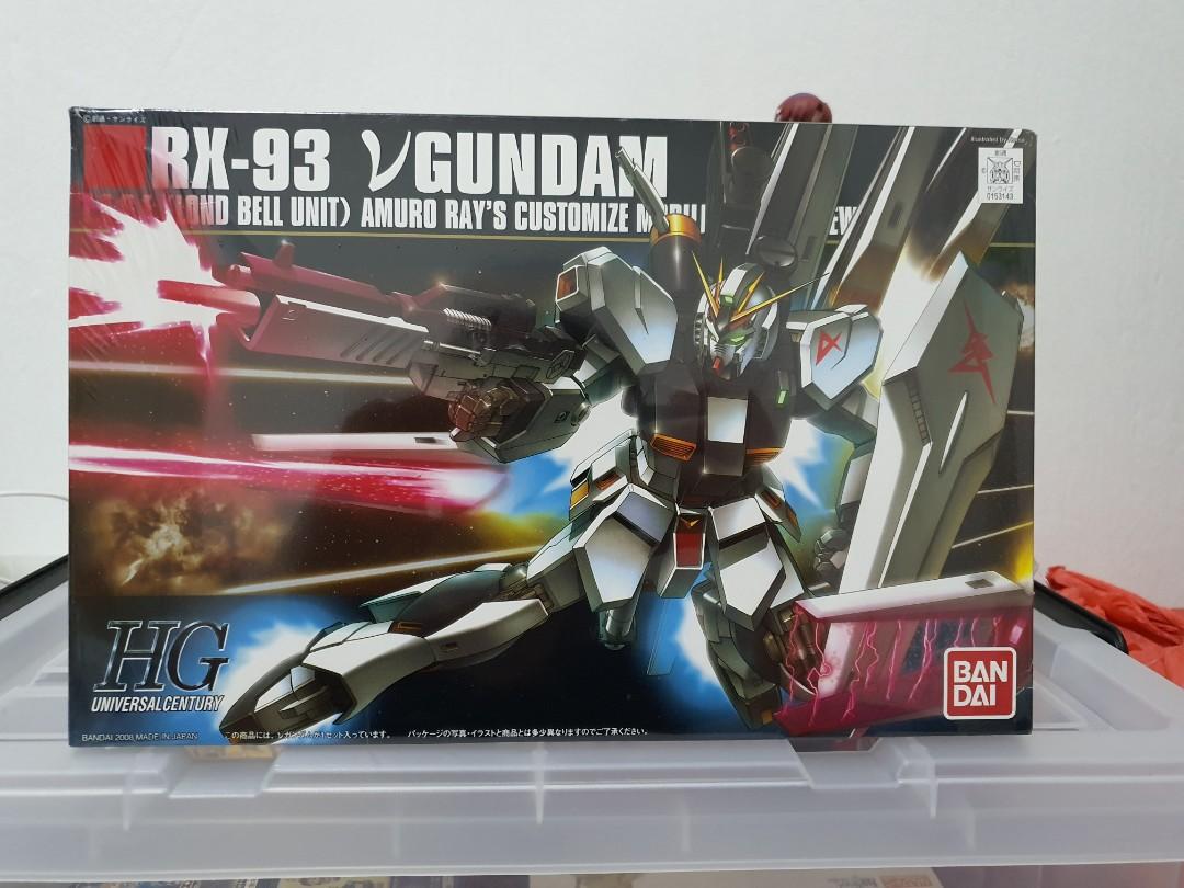 Bandai Hguc High Grade Universal Century 086 1 144 Rx 93 N Gundam Nu Gundam Gunpla Hobbies Toys Toys Games On Carousell