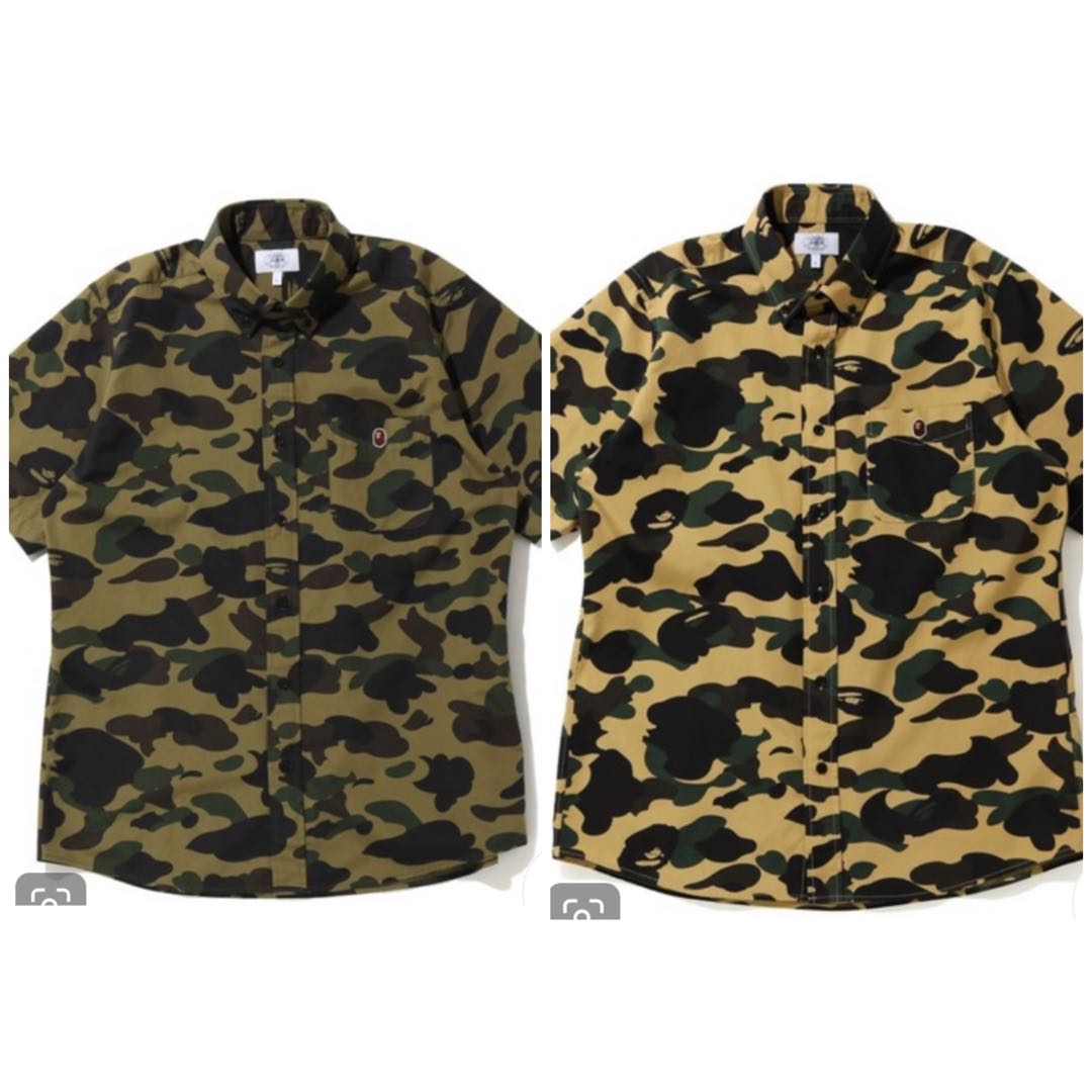 Bape sales 1st camo bd shirt