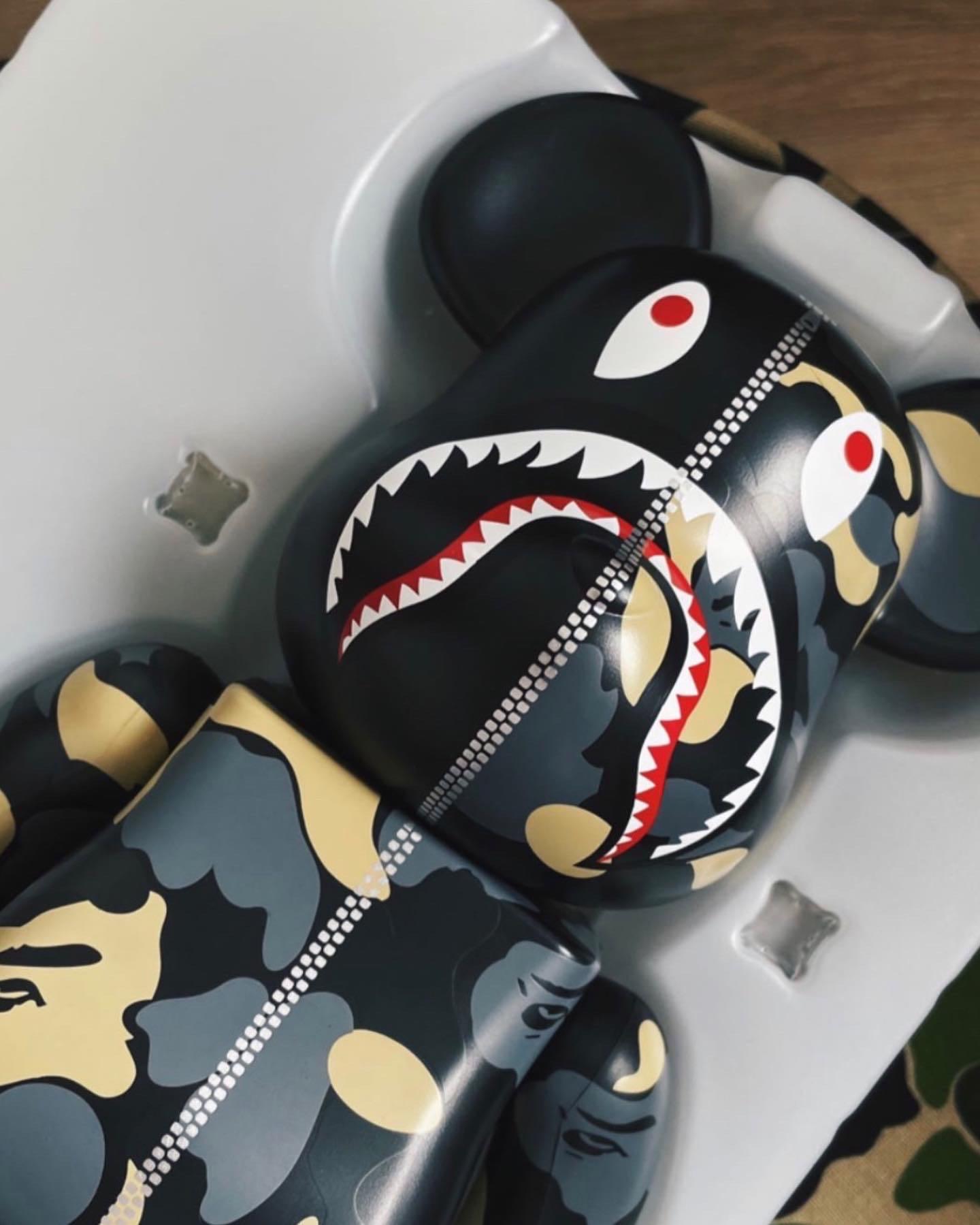 Bape 2024 shark bearbrick