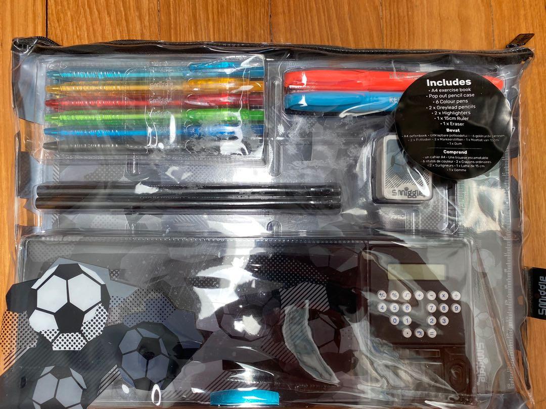BN Smiggle Activity Bundle Pack (Category: Stationery & School Supplies) located in Singapore. Submitted by cheerbear19 (Listing ID 1129144040, Image 1). Description: - original rtp: $34.95 - consist of pencil case, notebook, 2 pencils, 2 highlighters, 6 colour pencils, 1 ruler and 1 eraser .