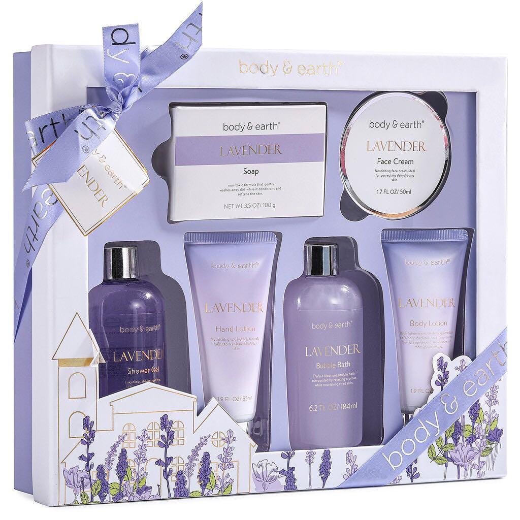 Body & Earth Luxurious Bath and Body Kit Gift Set Christmas gifts box ...