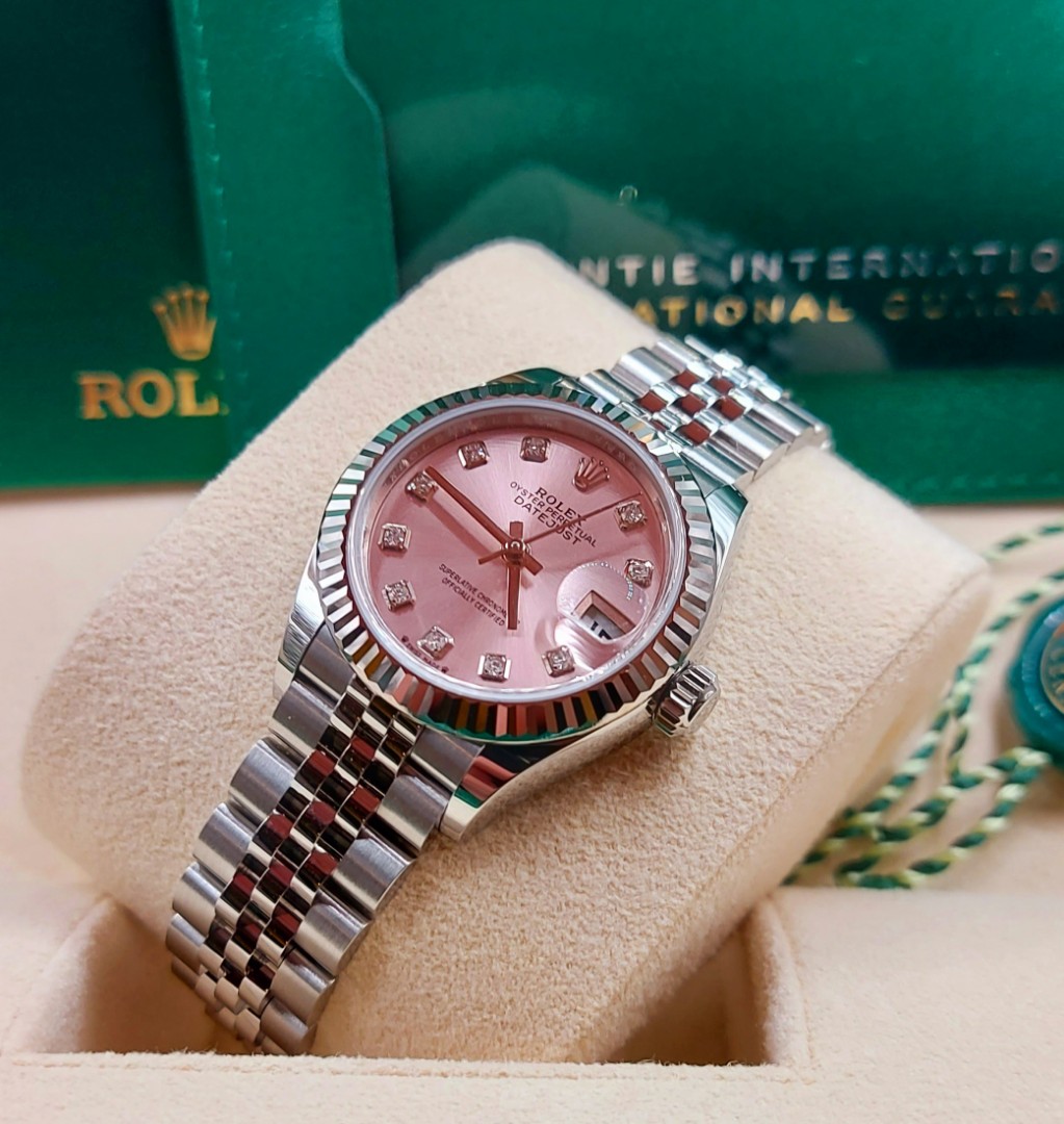 Brand New Datejust 28mm Pink Dial 279174 Women s Fashion Watches