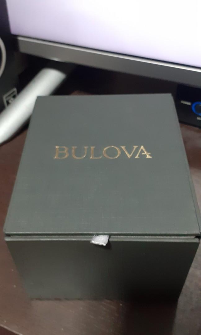 Bulova watch empty box