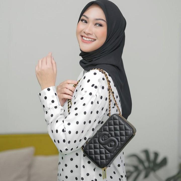 Jual Bag Buttonscarves accessories Yura Bag - Black