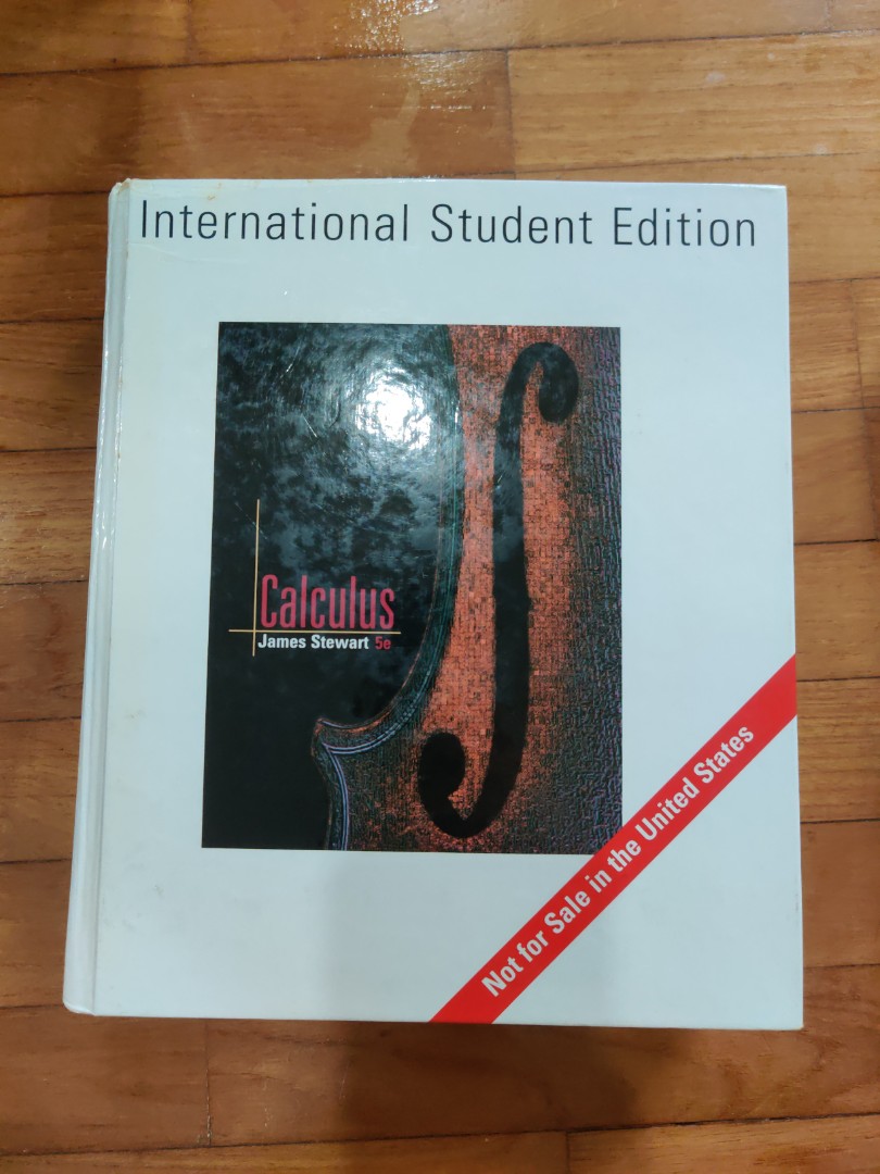 Calculus by James Stewart 5th edition, Hobbies & Toys, Books