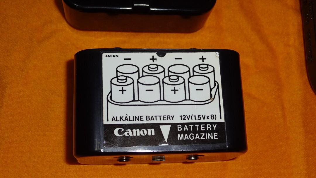 Canon Battery Magazine 12v with battery case for Canon F1 film camera