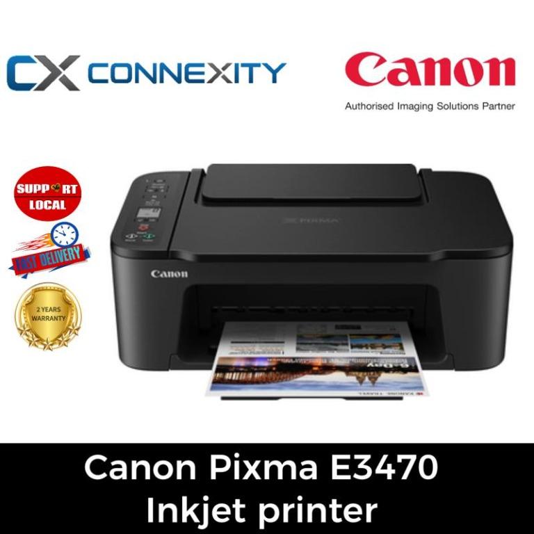 Canon Pixma E3470 Inkjet Printer Canon Inkjet Printer E3470 Wireless Connectivity Canon 1548