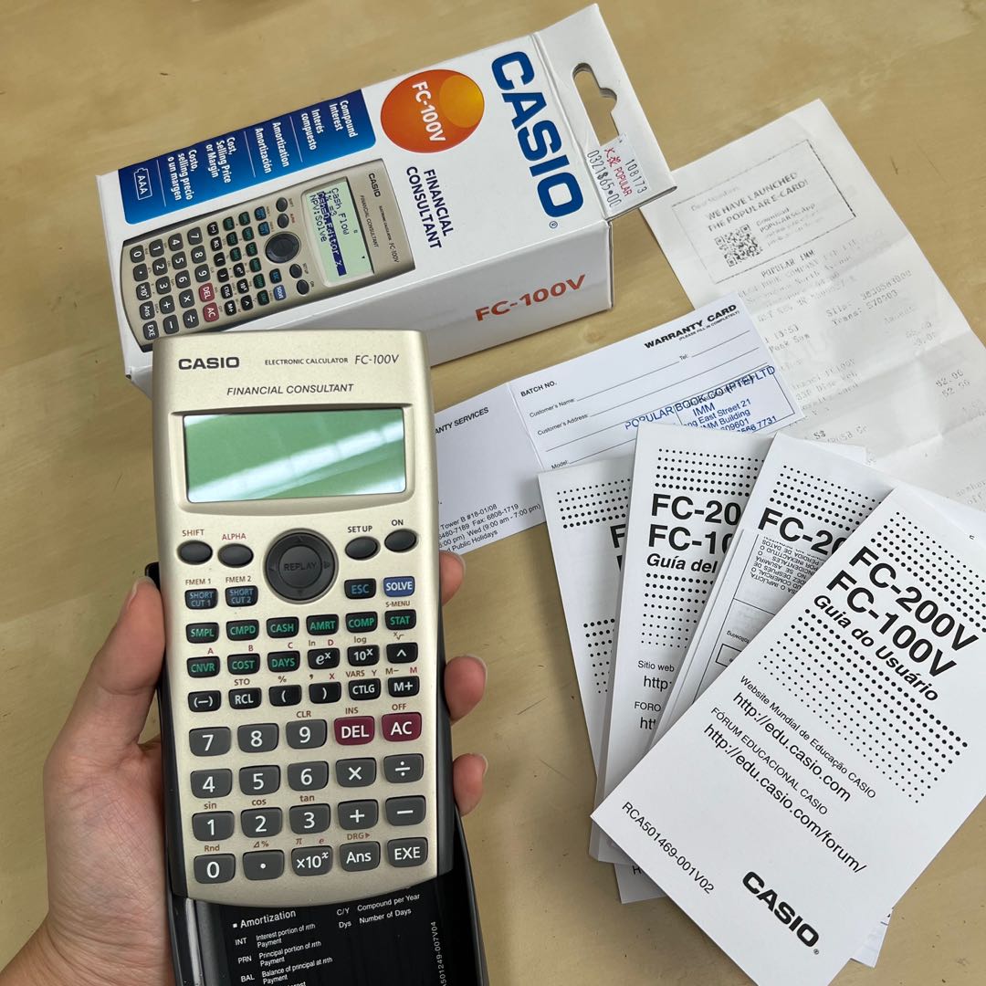 Casio Financial Consultant Calculator, Computers & Tech, Office