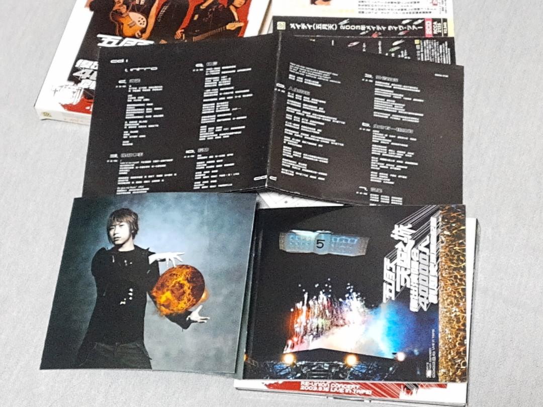 日本版CD 五月天2003年メイデイライヴ・ツアー2CD 有側紙Mayday 2003