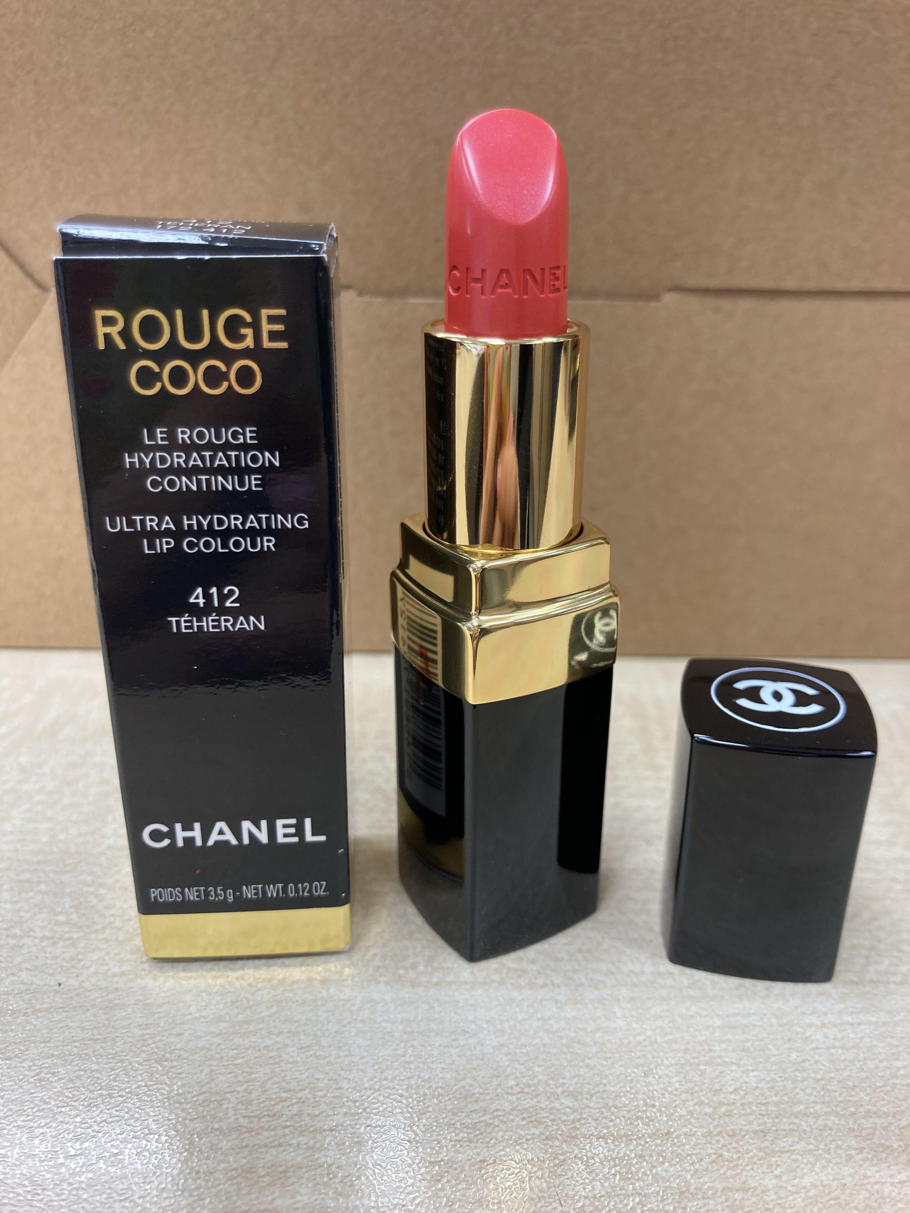 CHANEL Rouge Coco Ultra Hydrating Lip Colour Teheran #412, 0.12 Ounce