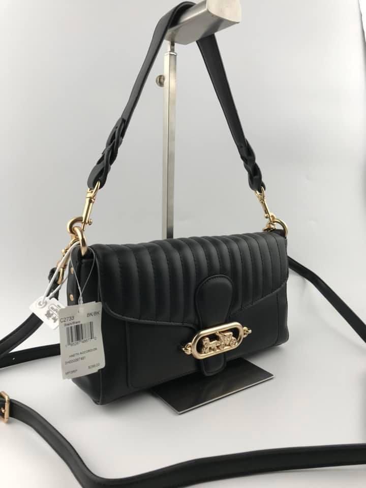 Coach Jade Shoulder Bag With Linear Quilting