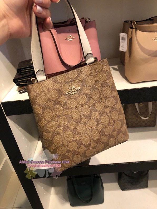 coach charlie bucket bolsa in signature canvas