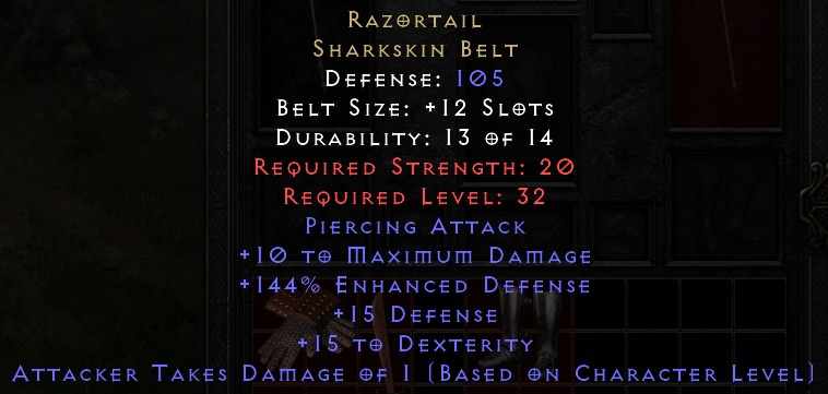 D2R - 144ED Razortail High Def Diablo II Resurrected, Video Gaming ...