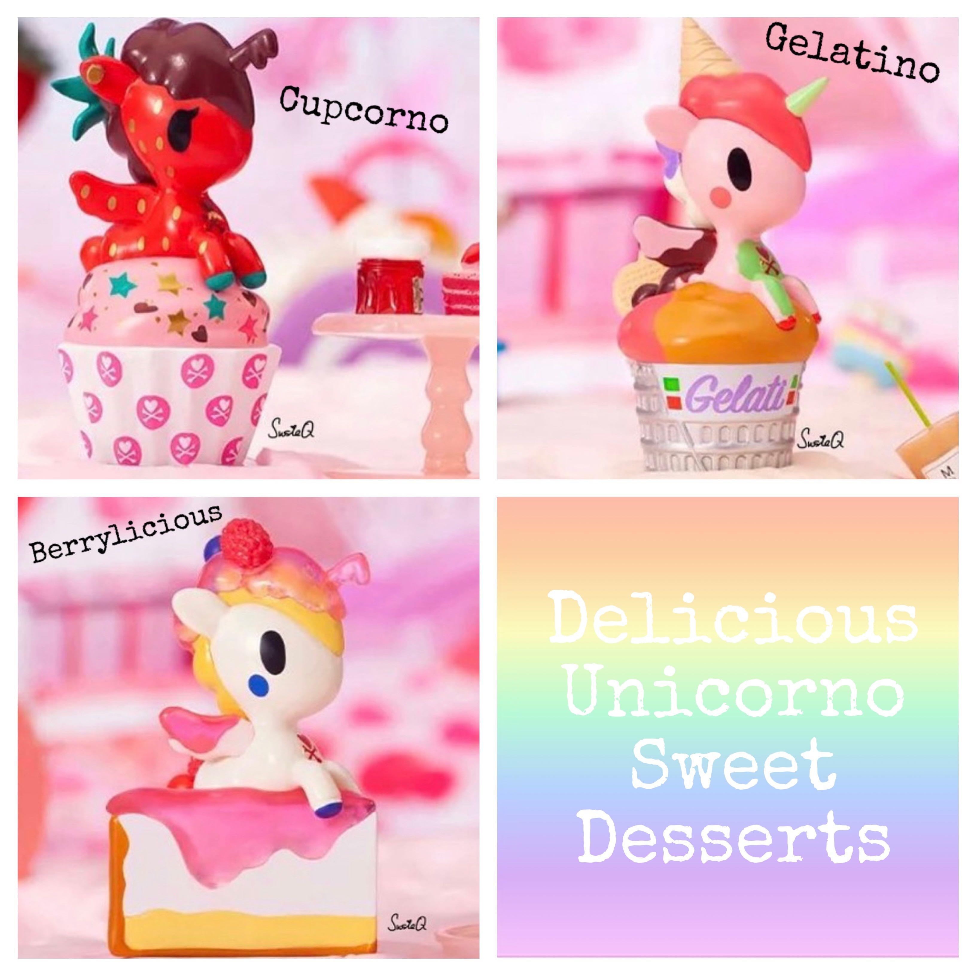 Delicious Unicorno Tokidoki Sweet Desserts Series Blindbox Toy, Hobbies