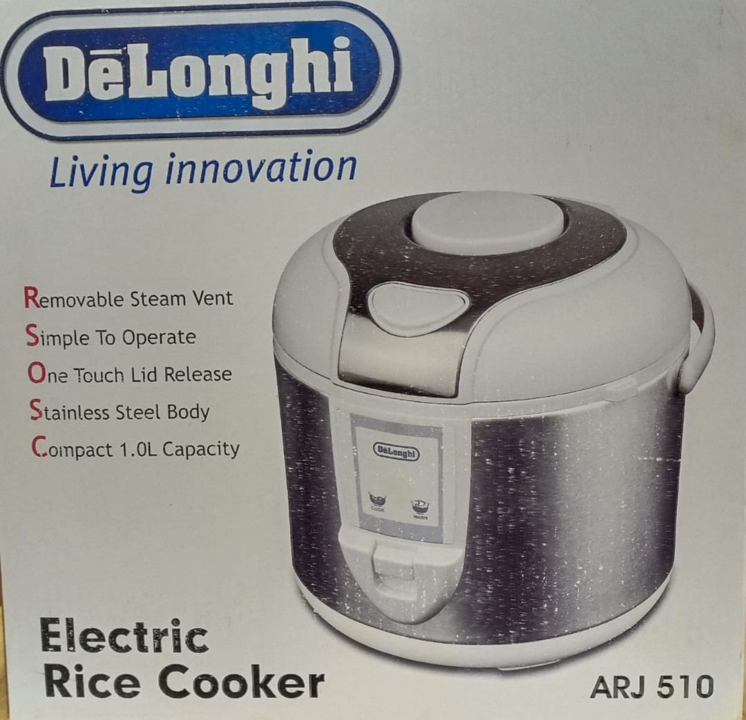 Delonghi Electric Rice Cooker, TV & Home Appliances, Kitchen Appliances