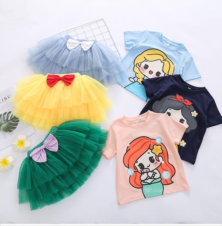 Elsa Snow White Ariel outfits kids Babies Kids Babies