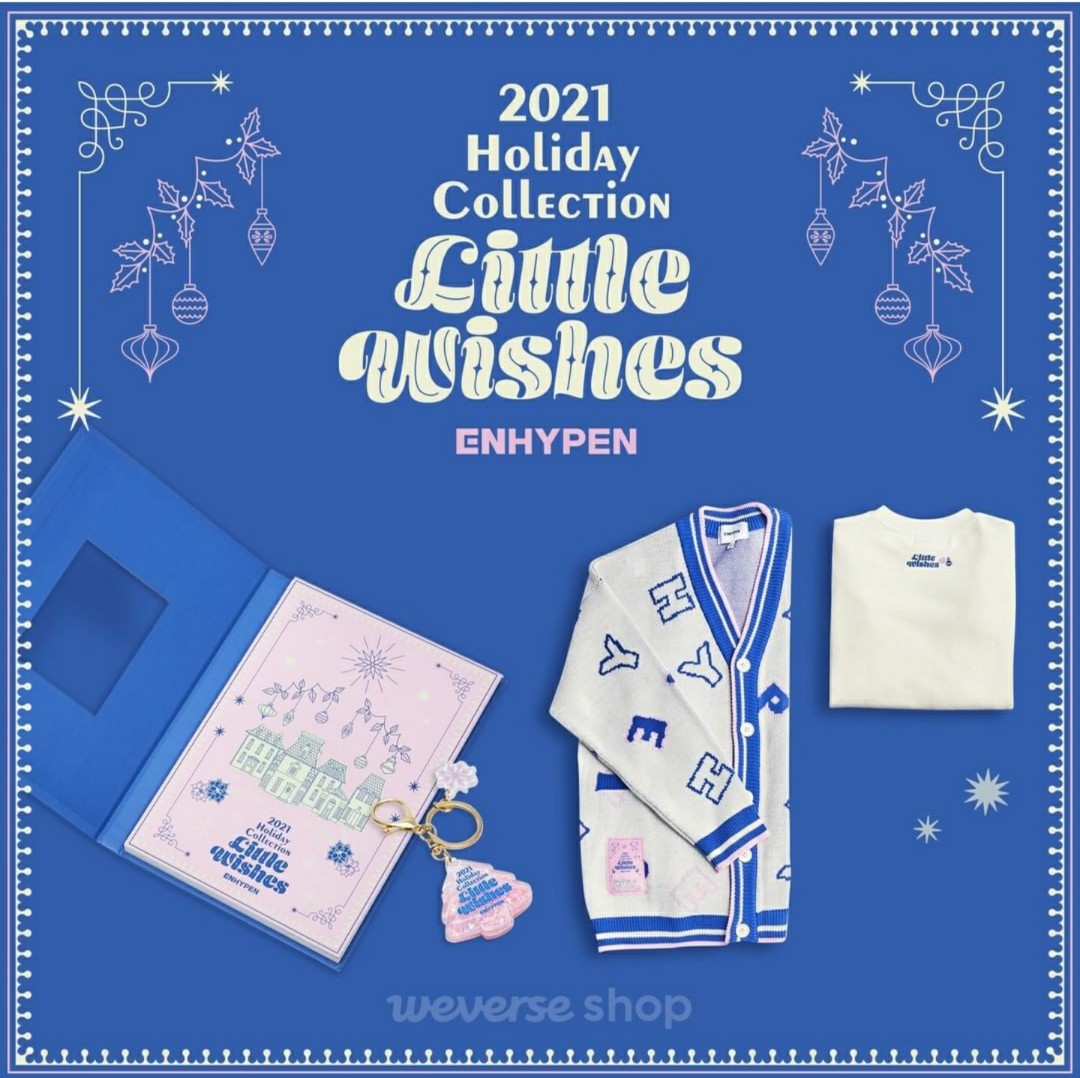 ENHYPEN 2021 HOLIDAY COLLECTION LITTLE WISHES MERCH WEVERSE