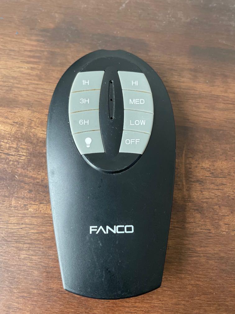 Fanco remote control, TV & Home Appliances, Other Home Appliances on