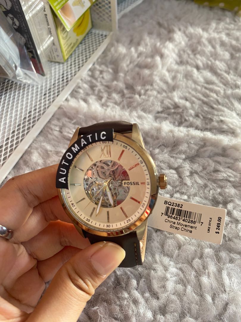 Fossil Automatic Flynn 48mm, Fesyen 