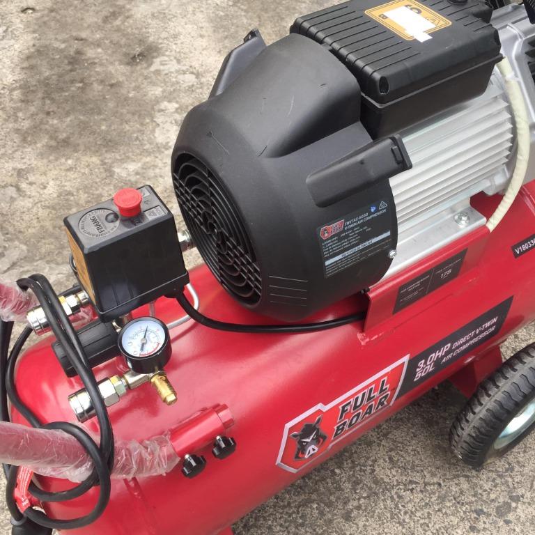 Full Boar Compressor 3HP 50L Belt Driven, Commercial & Industrial