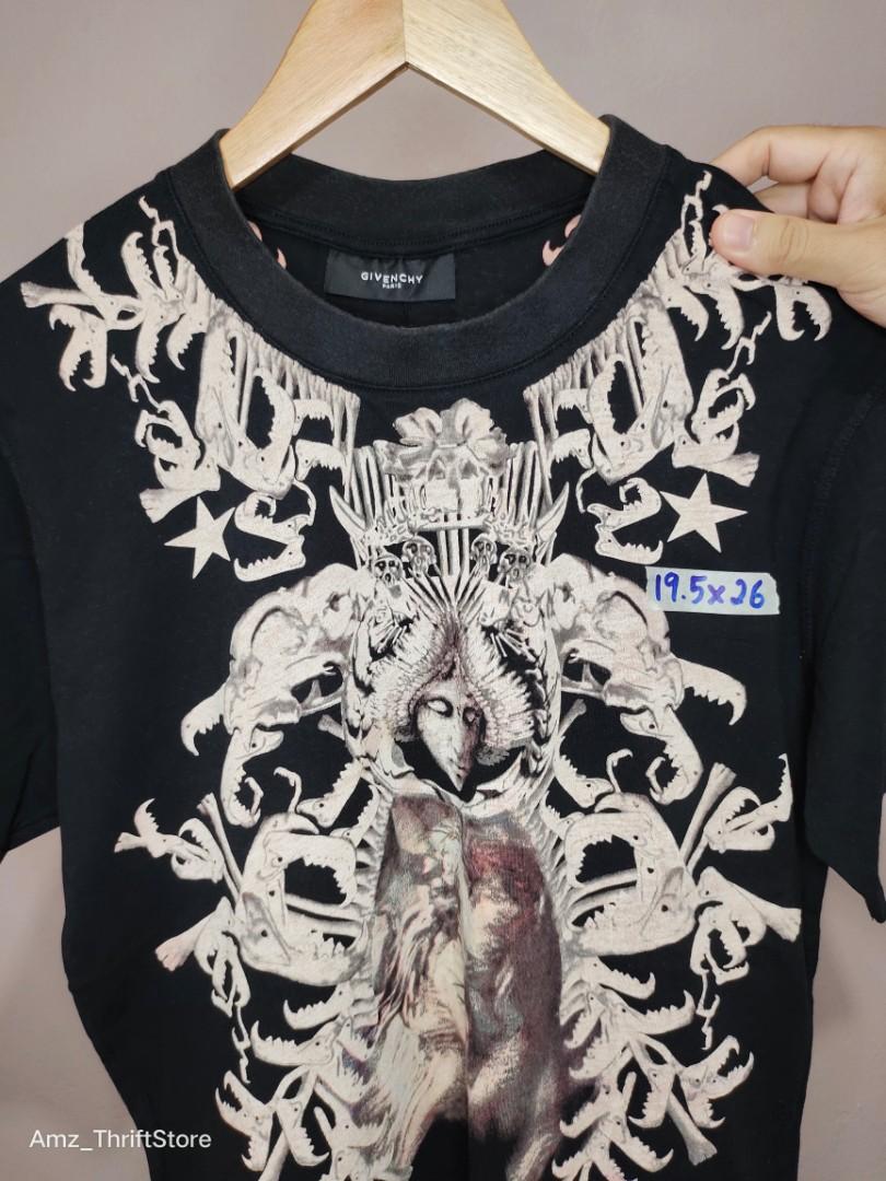 Givenchy Angel Crest Bones Tee, Men