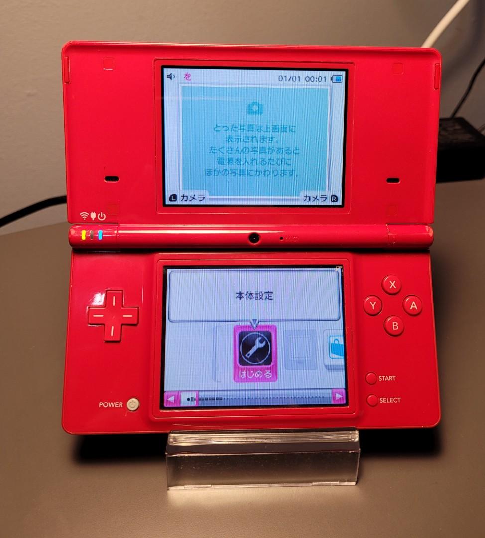 Glossy Red Nintendo Dsi Japan Console Ds Video Gaming Video Game Consoles Nintendo On Carousell