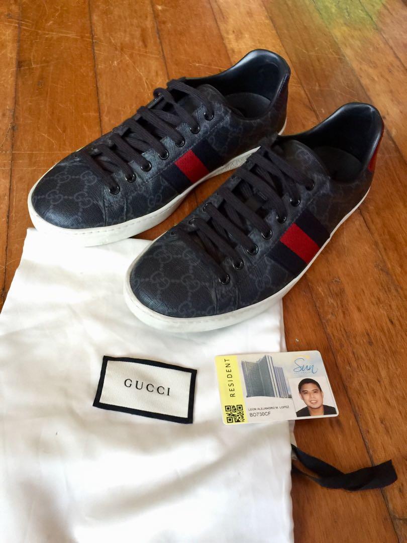 Gucci ace supreme trainers on sale