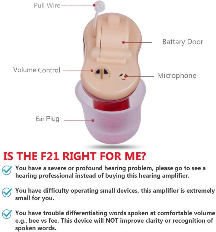 實體店鋪/SF Hearing Amplifier for Seniors Adults NoiseCancelling Miracle