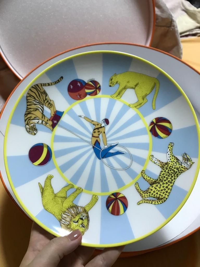 Hermes full set Circus Series kids utensils, Furniture & Home ...