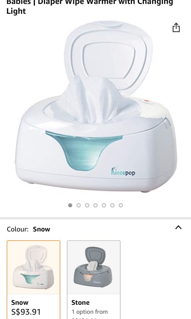 Hiccapop wipes warmer top