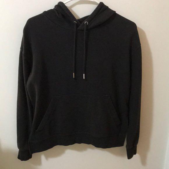 H&m black deals hoodie womens